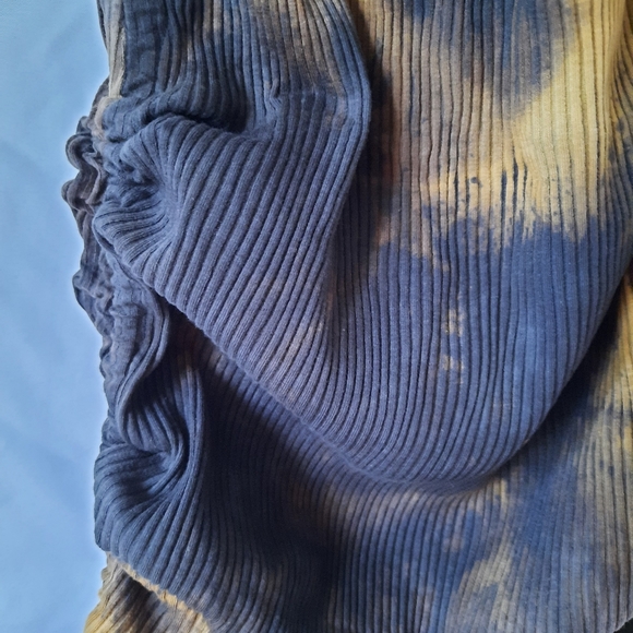 Tie dyed dress black and burnt orange - Picture 4 of 4